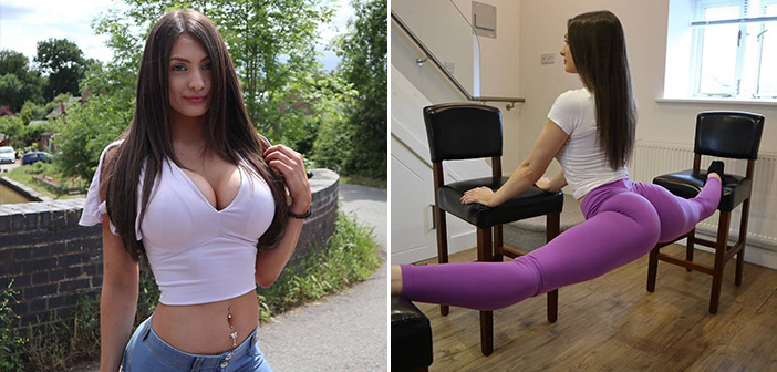 Meet Leah Jacobs The Ex Gymnast Turned Model Dubbed The Bendiest Girl In The UK! 59