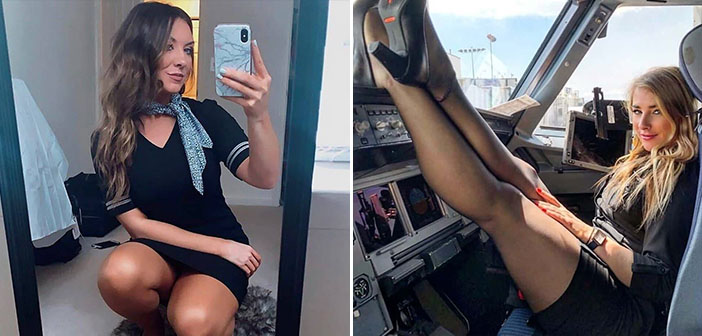The Shockingly Raunchy Snaps Taken By Some Of Hottest Female Cabin Crew In The World! 85