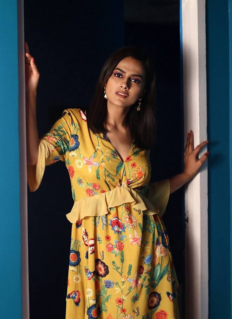 Actress Shraddha Srinath Photoshoot In Yellow Gown 97