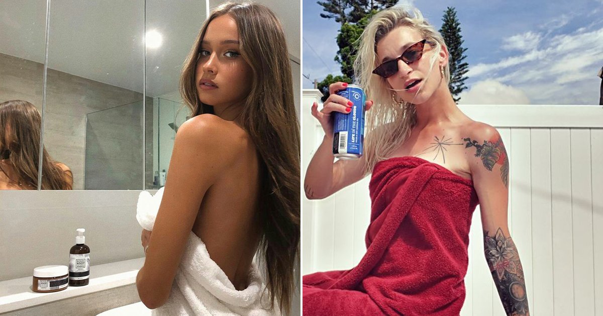 Tantalizing girls toting towels is such a perfect look, right? (47 Photos) 87