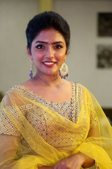 Telugu Actress Eesha Rebba In Yellow Lehenga Voni 1