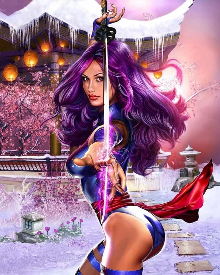 43 Sexy and Hot Psylocke Pictures – Bikini, Ass, Boobs 1