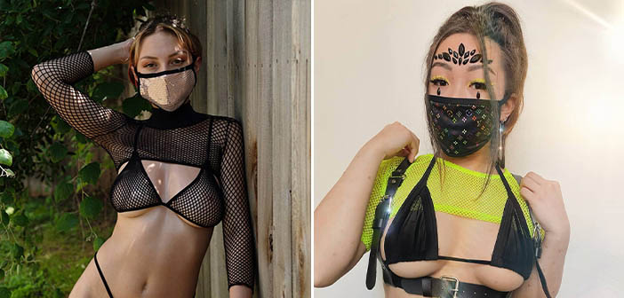 OMG Lockdown Just Got Sexy 16 Of The Hottest Instagram Babes In Face Masks 19