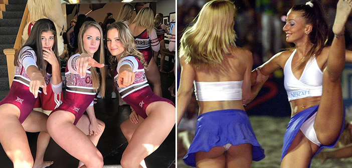 18 Embarrassing Cheerleader Images That Leave Little For The Imagination! 7