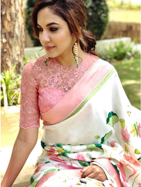 Glamorous Actress Ritu Varma Photoshoot Pics In White Saree 1