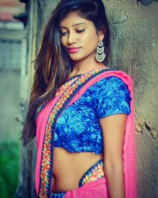 Hot Desi Model Latest Pics In Saree 17
