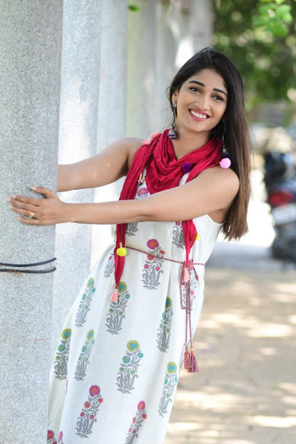 Hot Actress Priya Vadlamani Long Hair Photos In Sleeveless White Dress 15