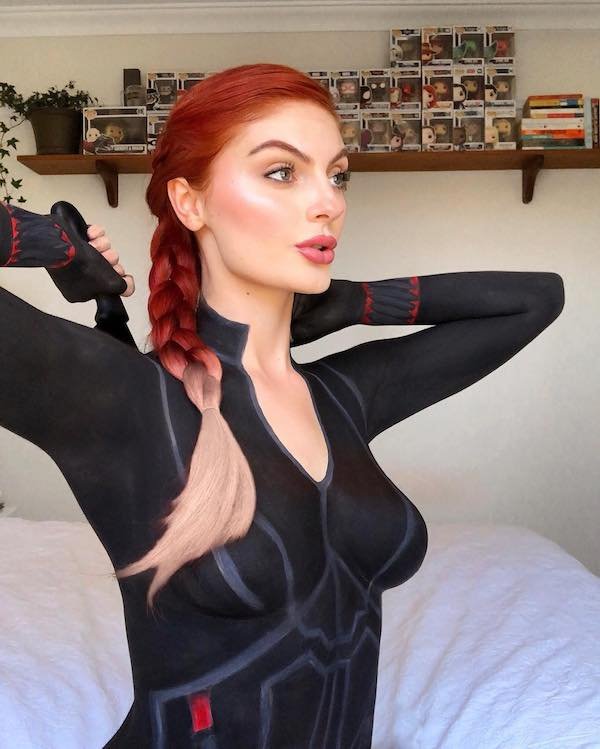 Why cosplay girls when you can just paint your body, like Ella Phyfer (34 Photos) 1