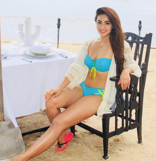 Bollywood Hottie Musskan Sethi Hot Bikini Poses 1