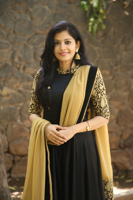 Sshivada Tamil Actress Looking Cute In Black Dress 9