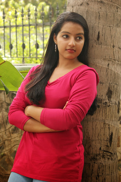 Malayalam Actress Malavika Menon Pics In Pink Dress 1