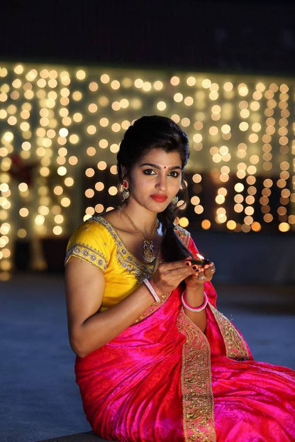 Actress Sai Dhansika Latest Pics In Saree 10