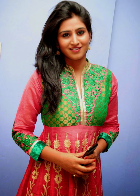TV Actress Varshini Sounderajan Latest Pics In Red Dress 10