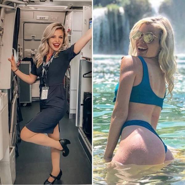 33 Sexy Flight Attendants 1