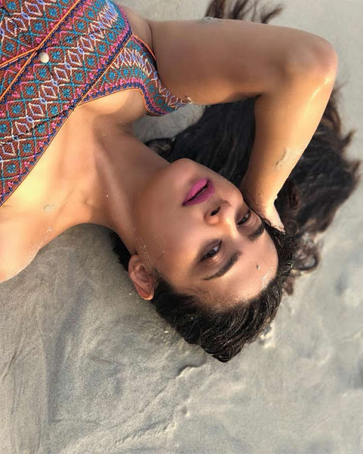 Bollywood Actress Surveen Chawla in Bikini Photos 1