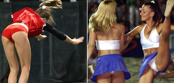 18 Embarrassing Cheerleader Images That Leave Little For The Imagination! 3
