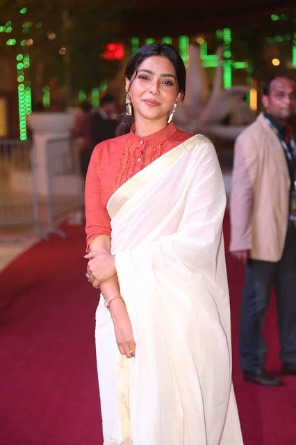 Tamil Actress Satna Titus Latest Images In Saree 1