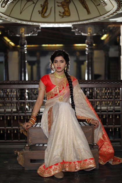 Actress Sai Dhansika Latest Cute Pics In Saree 19