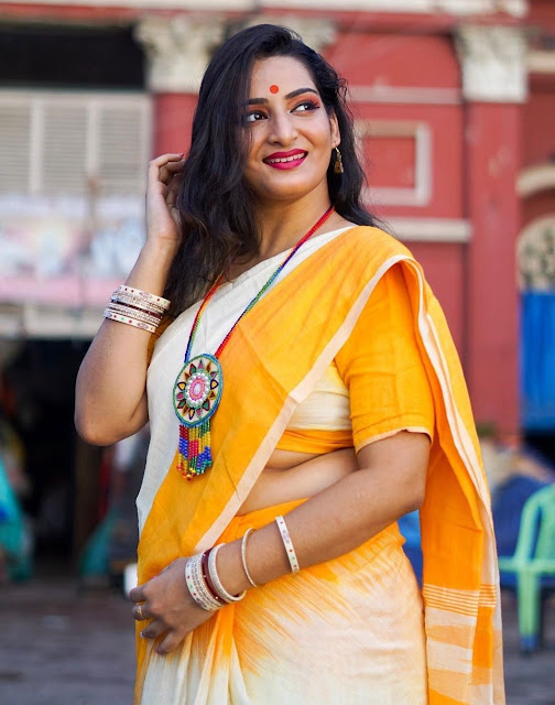 Bengali Model Latest Stills In Saree 6