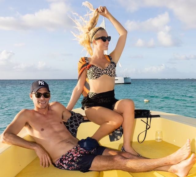Paris Hilton Wears Leopard Print Bikini As She Celebrates Her Birthday On A Beach Vacation 8
