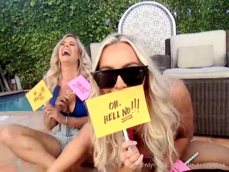 Lindsey Pelas Lesbian Outdoor Truth Or Dare Live Streaming 4
